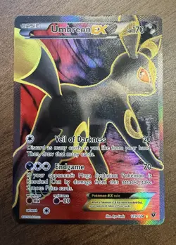 Pokemon TCG Umbreon EX 119/124 Full Art Ultra Rare XY Fates Collide - Image 1