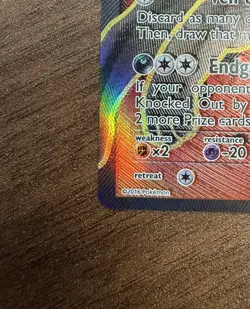 Pokemon TCG Umbreon EX 119/124 Full Art Ultra Rare XY Fates Collide - Image 5