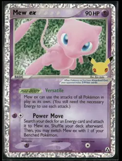 2008 Pokemon Celebrations Mew Ex Holo Classic Collection Legend Maker #88 - Image 1