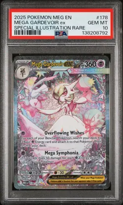 2025 POKEMON MEG SPECIAL ILLUSTRATION RARE #178 MEGA GARDEVOIR EX PSA 10 - Image 1