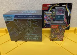 Pokemon Phantasmal Flames ETB + Booster Bundle + Sneasel 3 Pack Hanger Bundle - Image 1