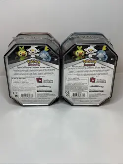 Pokemon TCG Galar Partners Collectors Tins - Cinderace & Intelleon V 820650806780 - Image 2