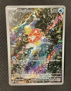 MAGIKARP Illustration Rare Holo 203/193 NM Unplayed 2023 Pokemon Paldea Evolved - Image 1