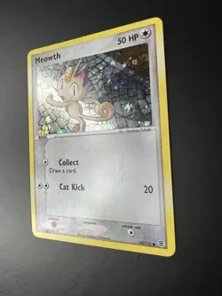 Meowth 69/112 FireRed & LeafGreen Reverse Holo Common Pokemon TCG 2004 LP - Image 2