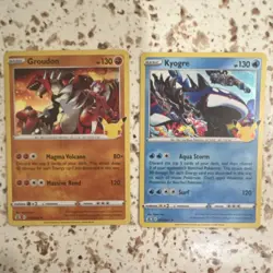 Pokemon TCG Celebrations Lot - Groudon & Kyogre - Image 1