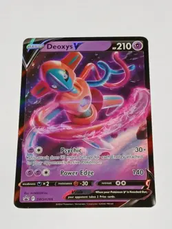 Deoxys V SWSH266 Sword & Shield Black Star Promo Pokemon TCG NM - Image 1