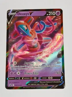 Deoxys V SWSH266 Sword & Shield Black Star Promo Pokemon TCG NM - Image 2