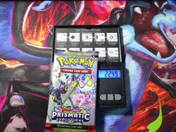 HEAVY! GOD PACKUUU 22.49g Prismatic Evolutions Pokemon TCG Booster (SEALED) - Image 1