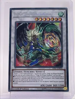 TENGU, THE WINGED MAYAKASHI 2018 YU-GI-OH2 SECRET RARE 1ST EDITION Q5842 - Image 1