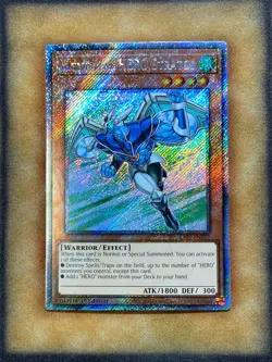 Yugioh Elemental HERO Stratos RA03-EN177 Platinum Secret Rare 1st Ed NM - Image 1