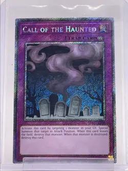 CALL OF THE HAUNTED 2024 YU-GI-OH! SECRET RARE BONANZA 1ST EDITION Q5842 - Image 1
