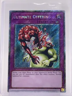 ULTIMATE OFFERING 2024 YU-GI-OH! SECRET RARE BONANZA 1ST EDITION Q5842 - Image 1