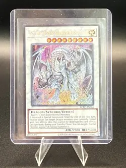 Yugioh! Azure-Eyes Silver Dragon - RA04-EN208 - Platinum Secret Rare - 1st Ed NM - Image 1