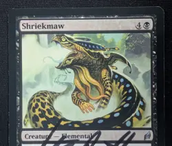 MTG Shriekmaw- Signed -Lorwyn Magic the Gathering Card # 139 - Image 3