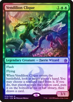 Vendilion Clique FOIL Masters 25 NM Blue Mythic Rare MAGIC MTG CARD ABUGames - Image 1