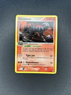 Houndoom #7/115 UF EX 2005 Unseen Forces Pokemon Card English - Image 2