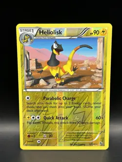 Reverse Holo Heliolisk 37/106 - Pokemon Flashfire Card - LP - Image 1