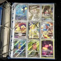 Huge Binder Collection Lot 170+ Pokemon Card Mixed EX SV Holo Full Art Jolteon - Image 1