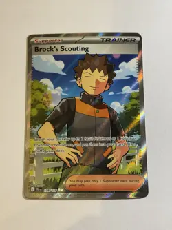 Brock’s Scouting 179/159 - Ultra Rare Card - Journey Together - Pokemon TCG NM - Image 1