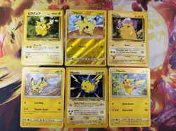 6x Pikachu Card Bundle Lot Pokemon TCG - Image 1