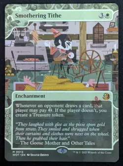 MTG Smothering Tithe- STAMPED -Enchanting Tales Magic the Gathering Card # 013 - Image 1