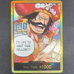 DON!! Card (Gol.D.Roger) (Gold) Carrying On His Will Foil - Image 1