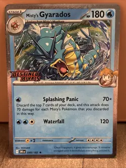Misty's Gyarados (Prerelease) 049/182 Miscellaneous Cards & Products Holo - Image 1