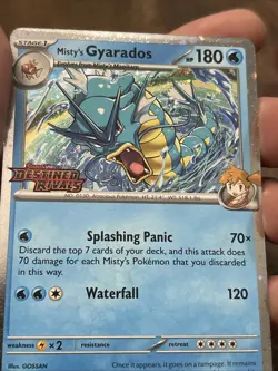 Misty's Gyarados (Prerelease) 049/182 Miscellaneous Cards & Products Holo - Image 2