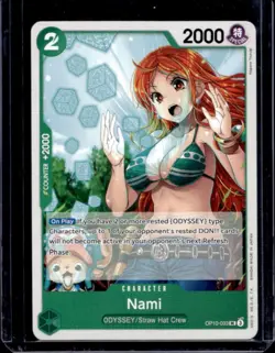 2024 One Piece Card Game Royal Blood Event Card Nami Uncommon #OP10-033 - Image 1