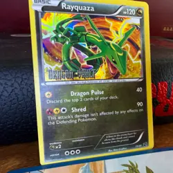 Rayquaza Holo Pokemon Card Dragon Vault 11/20 Pokemon TCG Basic 2012 - Image 2