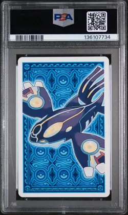 2015 POKEMON ALPHA SAPPHIRE PLAYING CARDS KING OF HEARTS MEGA RAYQUAZA PSA 9 - Image 2