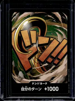 2024 One Piece Card Game Premium Booster The Best Japanese Don!! Crocodile #DON - Image 1