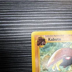 Pokemon TCG Kabuto Fossil 1st Edition Common Card 50/62 Beautiful NM #7 Of 10 - Image 4