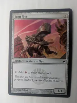 Iron Myr (168) – Scars of Mirrodin – NM – Magic the Gathering MTG - Image 1