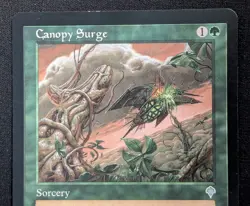 MTG Canopy Surge- Signed -Invasion Magic the Gathering Card # 184 - Image 3