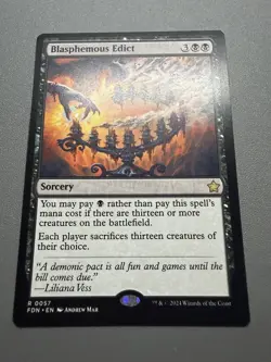 Blasphemous Edict Foundations FDN Regular NM R 0057 - Image 1