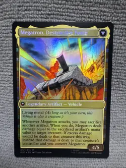 Megatron, Tyrant Universes Beyond: Transformers Foil 12/015 - Image 2