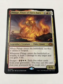 Phlage, Titan of Fire's Fury Modern Horizons 3 Regular - Image 1
