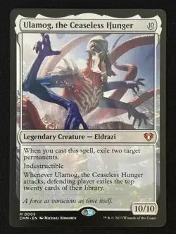 1x MTG Ulamog, the Ceaseless Hunger - Commander Masters (CMM) #5 - Magic - Image 1