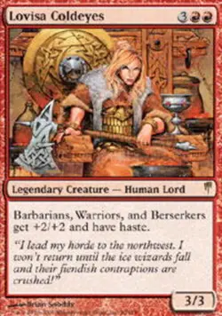 MTG Lovisa Coldeyes, ColdSnap, Heavily Played, English - Image 1