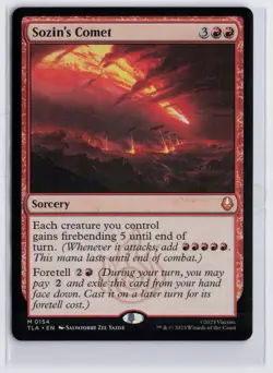 Sozin's Comet - Avatar - TLA MTG - Image 1
