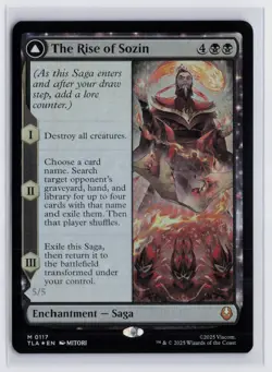 MTG Magic The Gathering Avatar The Rise of Sozin Fire Lord Sozin Mythic Foil! - Image 1