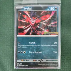 SEALED Yveltal 088/132 Mega Evolution Stamped Cosmos Holo Promo Pokemon Card - Image 2