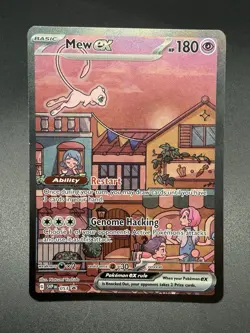 Mew ex SVP 053 Pokemon TCG Scarlet Violet 151 Black Star Promo Full Art NM/MT - Image 1