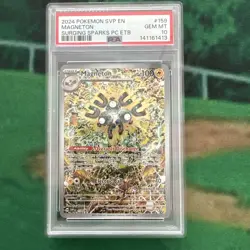 Surging Sparks Pokemon Center Promo Magneton #159 PSA 10 - Image 1