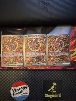 Pokemon TCG Oricorio ex 024 Phantasmal Flames Mega Evolutions Promo Lot of 3 - Image 1