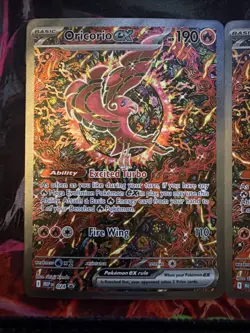 Pokemon TCG Oricorio ex 024 Phantasmal Flames Mega Evolutions Promo Lot of 3 - Image 2