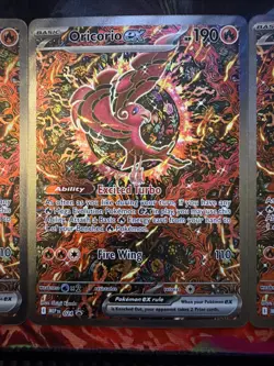 Pokemon TCG Oricorio ex 024 Phantasmal Flames Mega Evolutions Promo Lot of 3 - Image 3
