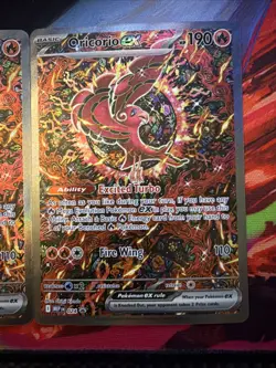 Pokemon TCG Oricorio ex 024 Phantasmal Flames Mega Evolutions Promo Lot of 3 - Image 4