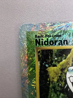 Pokemon Nidoran 82/110 Legendary Collection Reverse Holo Vintage MP/HP Error - Image 5